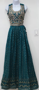 Beautiful Teal Green Lehenga