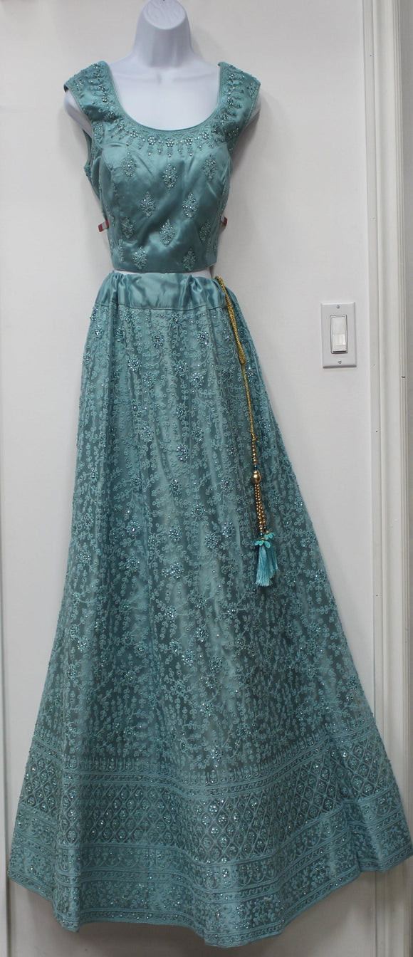 Beautiful Sky Blue Lehenga