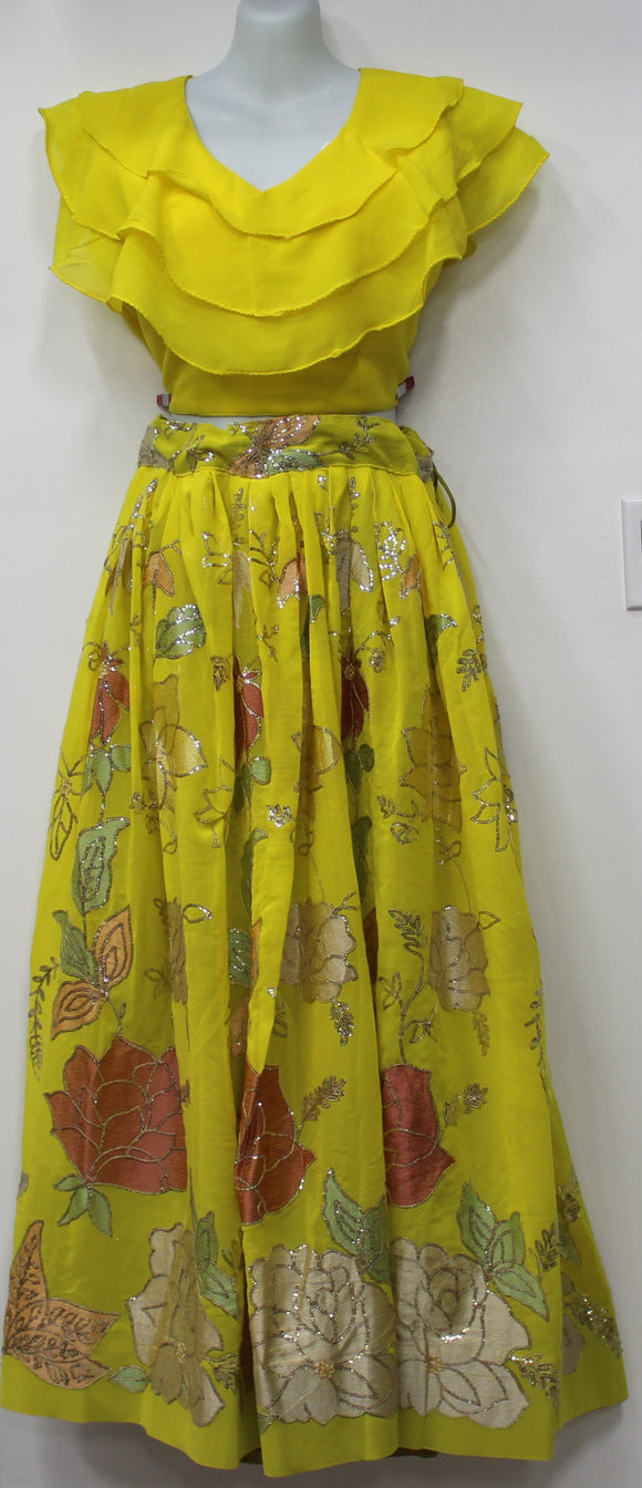 Beautiful Yellow Lehenga