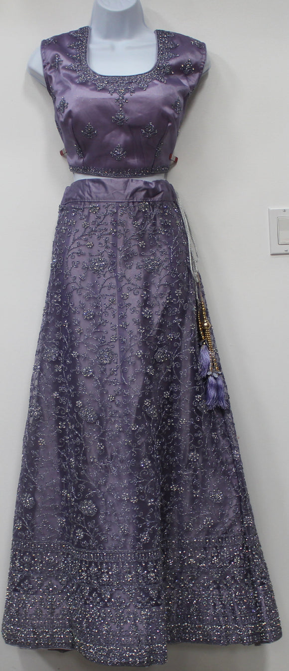 Beautiful Dark Purple Lehenga