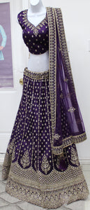 Beautiful Dark Purple Lehenga