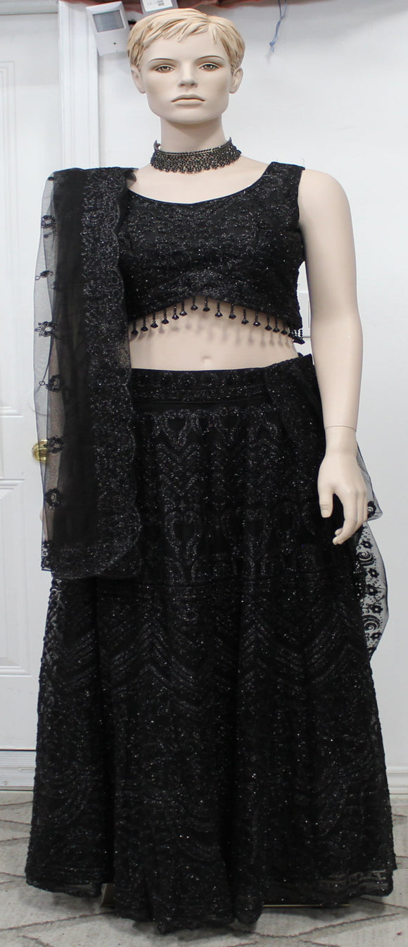 Beautiful Black Lehenga