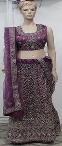 Beautiful Dark Purple Lehenga