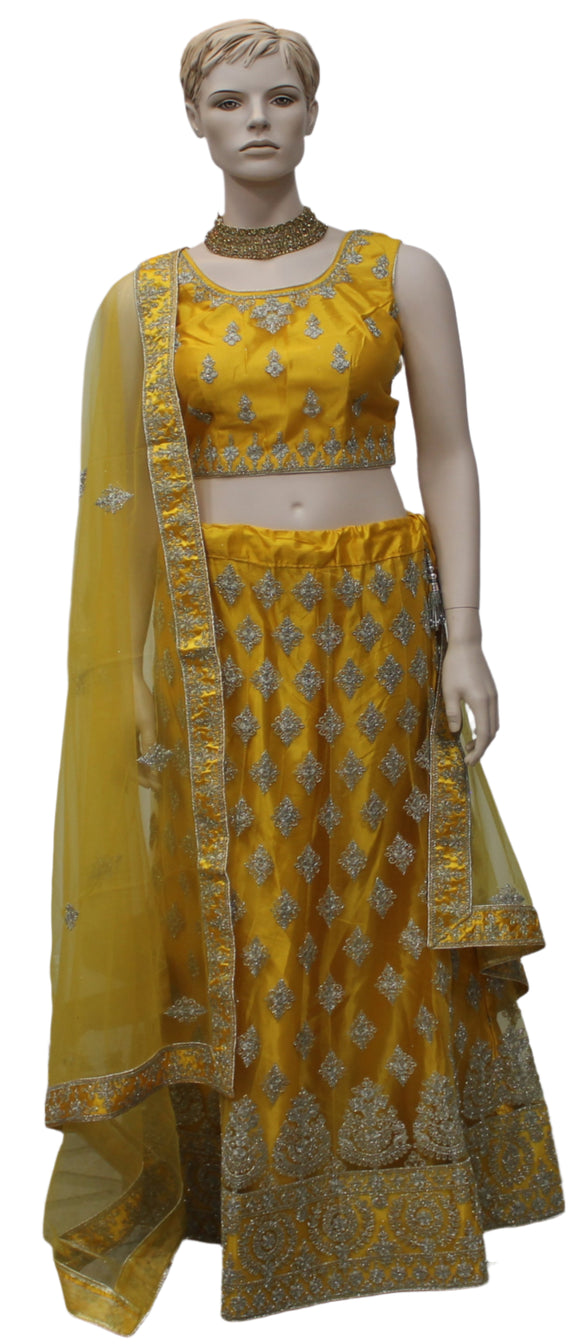 Beautiful Yellow Lehenga