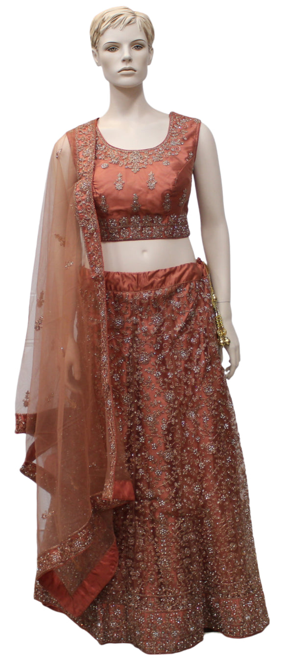 Beautiful Rust Lehenga