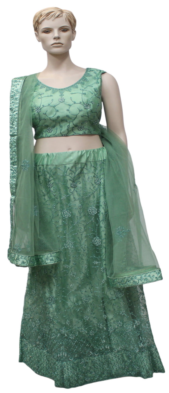 Beautiful Dark Green Lehenga