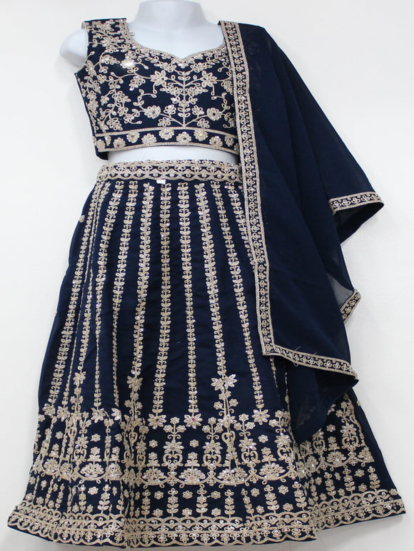 Beautiful Navy Blue Lehenga