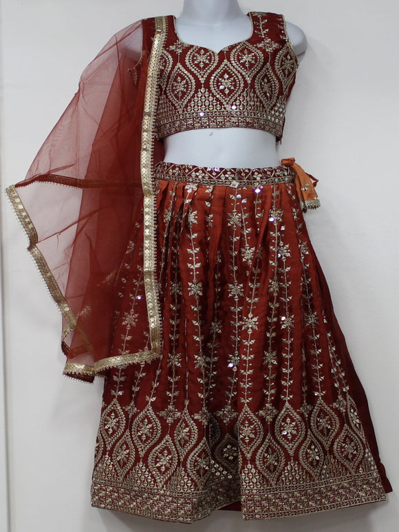 Beautiful Rust Lehenga